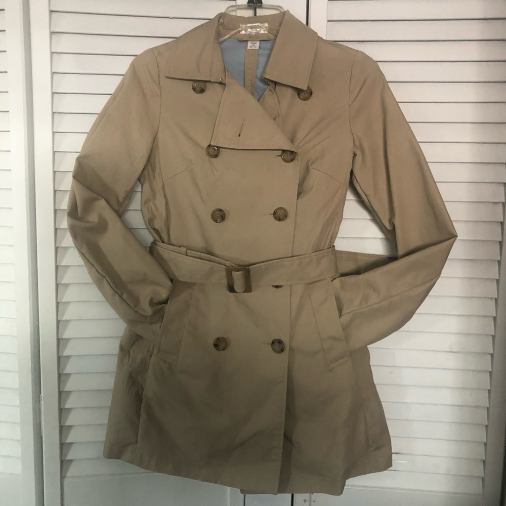 Old Navy long tan peacoat
